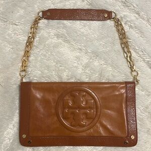 Tory Burch Cognac leather with strap excellent condition